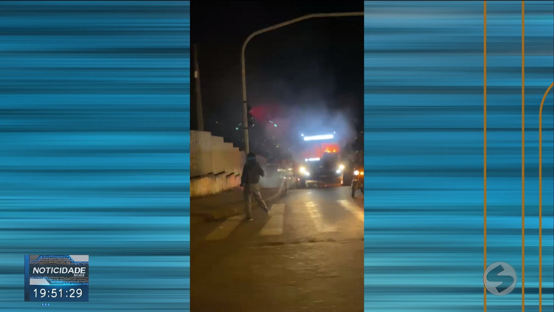 Ônibus é incendiado na Zona Norte de Sorocaba