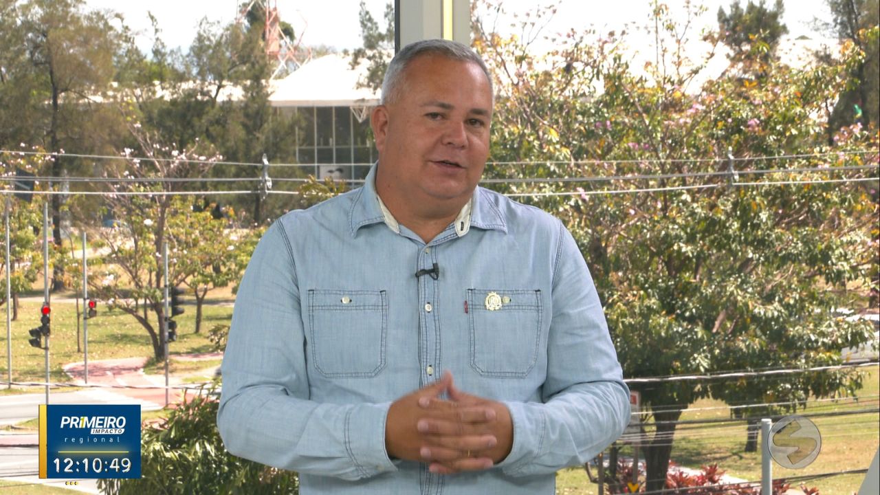 Presidente do time São Bento no Primeiro Impacto Regional