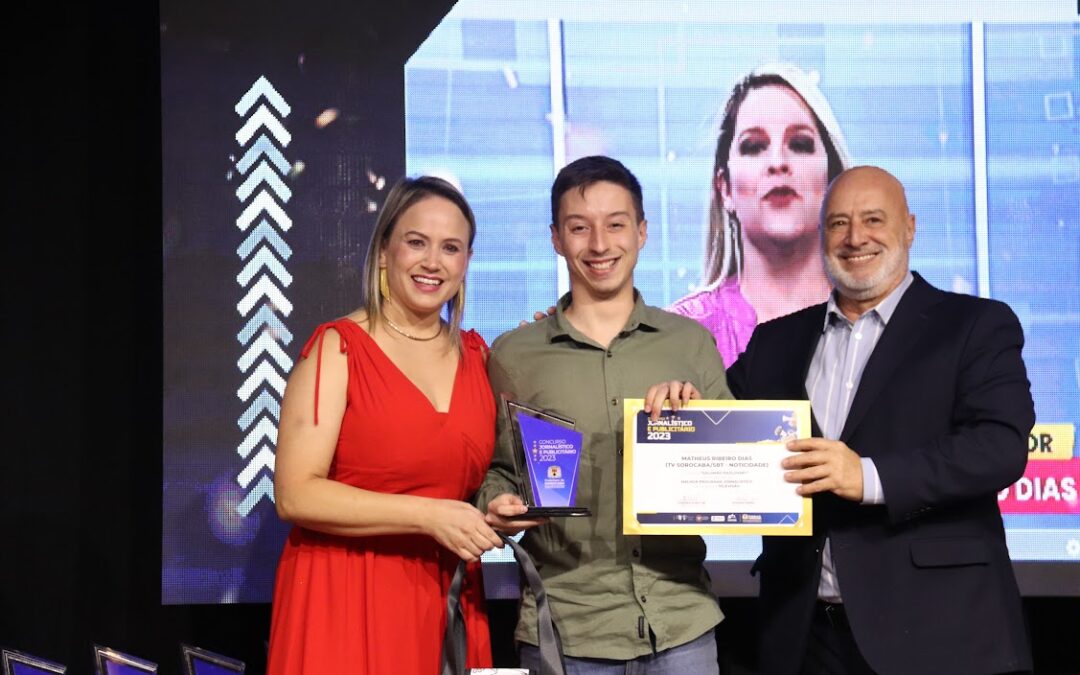 TV Sorocaba SBT conquista dois troféus em Prêmio Jornalístico e Publicitário