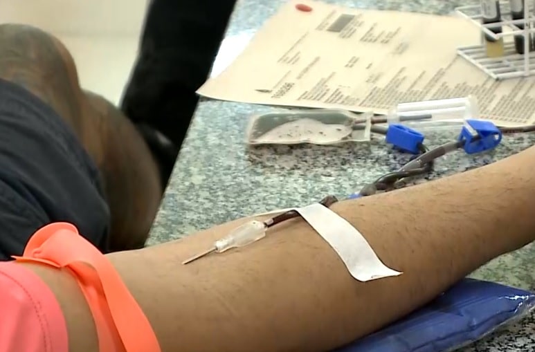 Doações de sangue diminuem no fim de ano