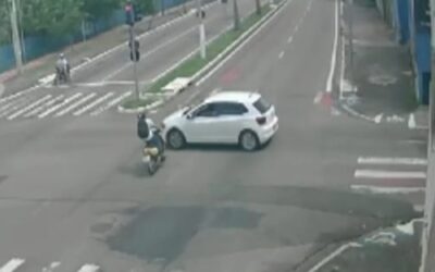 Vídeo registra acidente impressionante em Itu