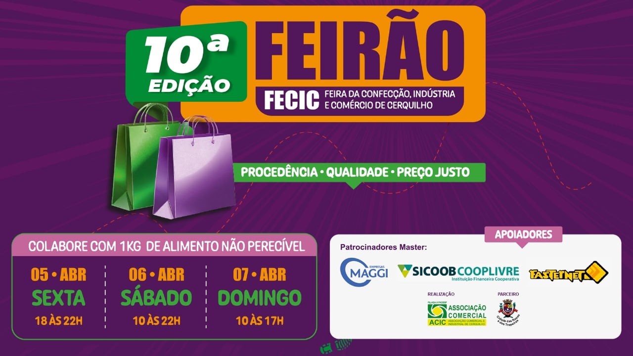 Capa do evento.