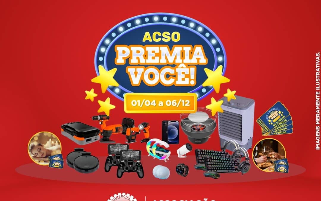 ACSO lança campanha anual, com centena de prêmios, estimulando a participação de empresários e fortalecendo a economia de Sorocaba e Votorantim