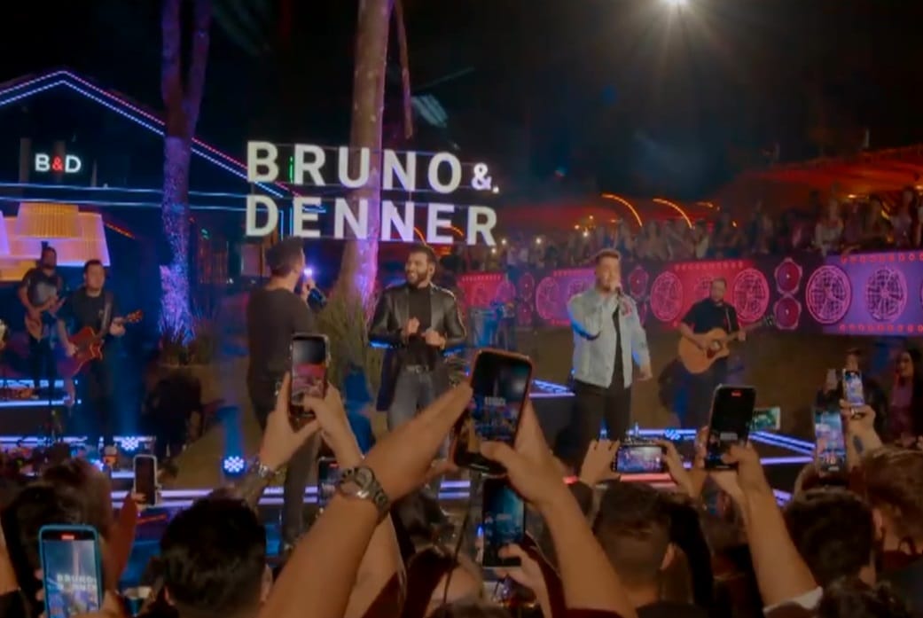 Imagem de show do Bruno e Denner.