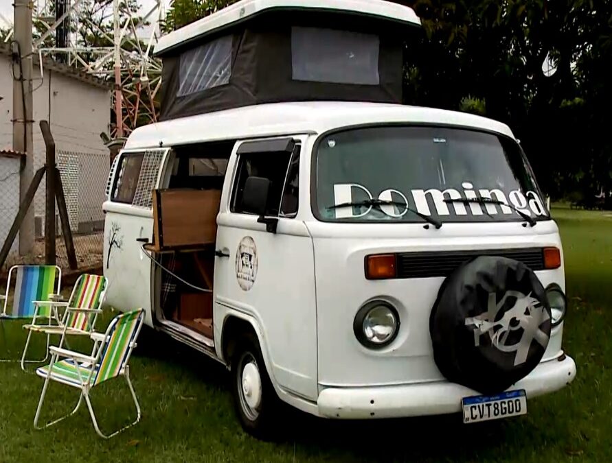 Família de Sorocaba viaja em kombi transformada em motorhome