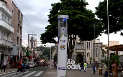 Monitoramento de segurança nas ruas de São Roque deve ganhar 12 novos totens