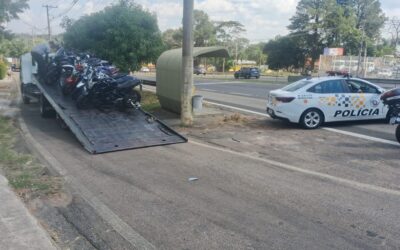 Operação retira 12 veículos das ruas e autua 168 motociclistas em Jundiaí