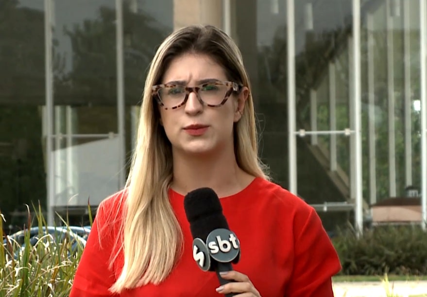 Repórter Nicole Bonentti falando sobre o assunto.