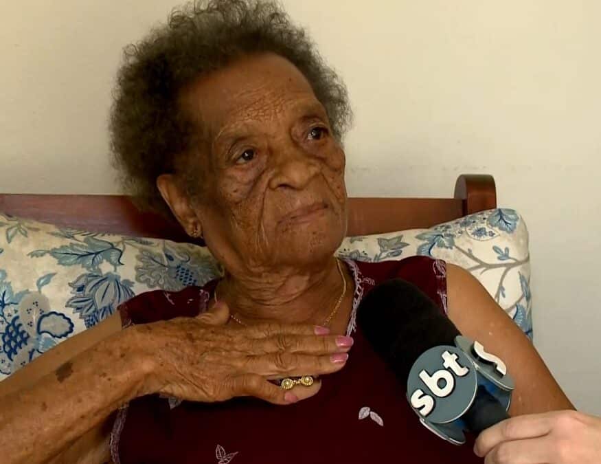 Idosa, de 101 anos, deixa exemplo para mães