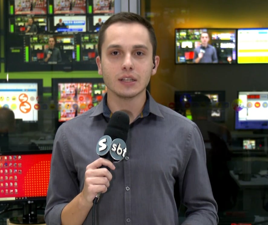 Rep&oacute;rter Luis Negrelli falando sobre o assunto.