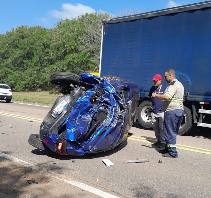 Motorista fica ferido após acidente em Jumirim