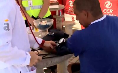 Ação de comemoração do dia do motorista oferece cuidados com a saúde em Jundiaí