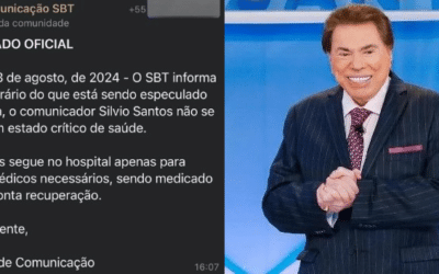 SBT divulga nota oficial sobre Silvio Santos