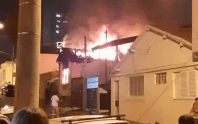 Incêndio em casa no centro de Jundiaí assusta moradores