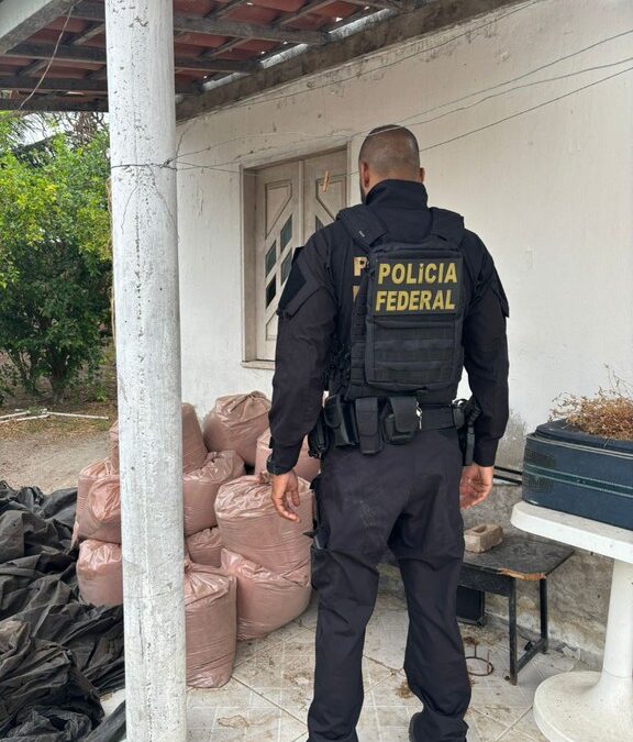 Polícia Federal faz operação contra o tráfico de drogas em Buri