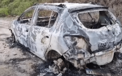 Corpo de motorista de aplicativo é encontrado carbonizado em Alumínio