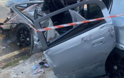 Acidente na avenida Itavuvu deixa quatro feridos