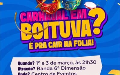 Confira a programação do Carnaval em Boituva
