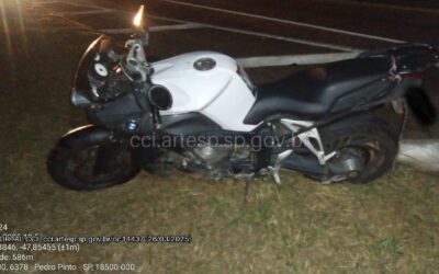 Pedestre morre após ser atropelado por motociclista na Rodovia Marechal Rondon