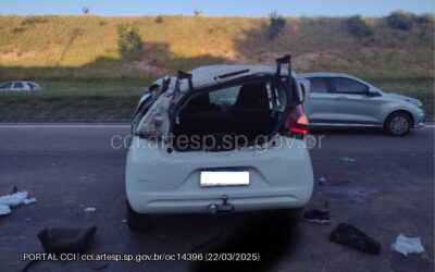 Grave acidente na Rodovia Santos Dumont deixa um morto e quatro feridos em Itu