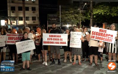 Protesto silencioso é realizado pela morte de idosa em Sorocaba