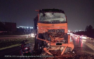 Acidente na Rodovia Santos Dumont deixa um morto e um ferido grave em Salto
