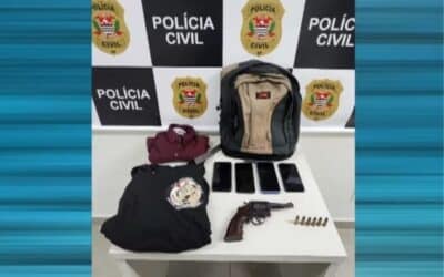 Trio suspeito de roubar farmácias é preso com armas e objetos do crime em Jundiaí