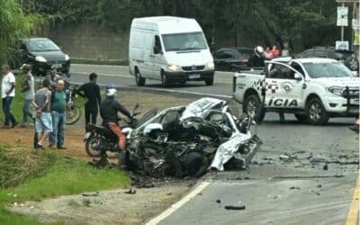 Acidente na Bunjiro Nakao deixa uma pessoa morta e duas gravemente feridas