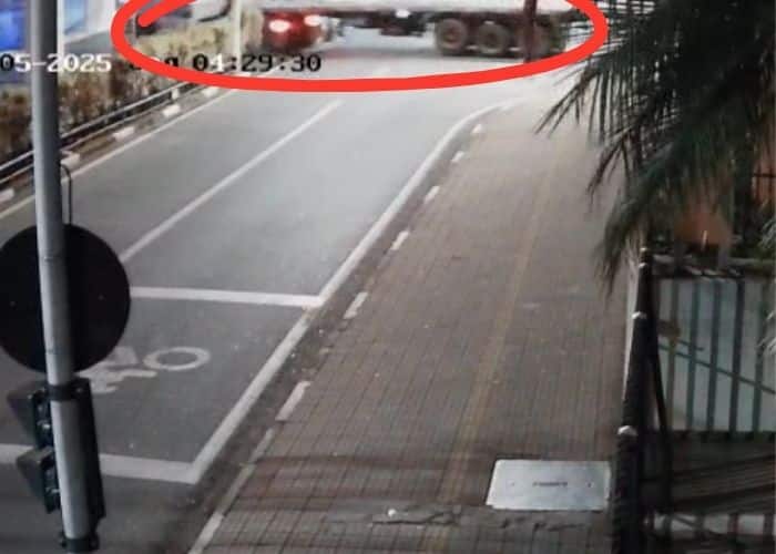 VÍDEO: imagens mostram caminhão invadindo agência bancária no Centro de Sorocaba