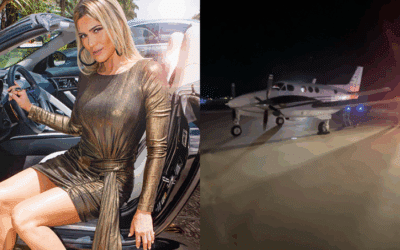 Lívia Andrade estava em avião que fez pouso de emergência em Jundiaí