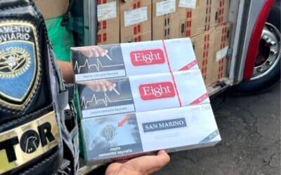 Polícia Federal apreende carga de cigarros contrabandeados na Castello Branco