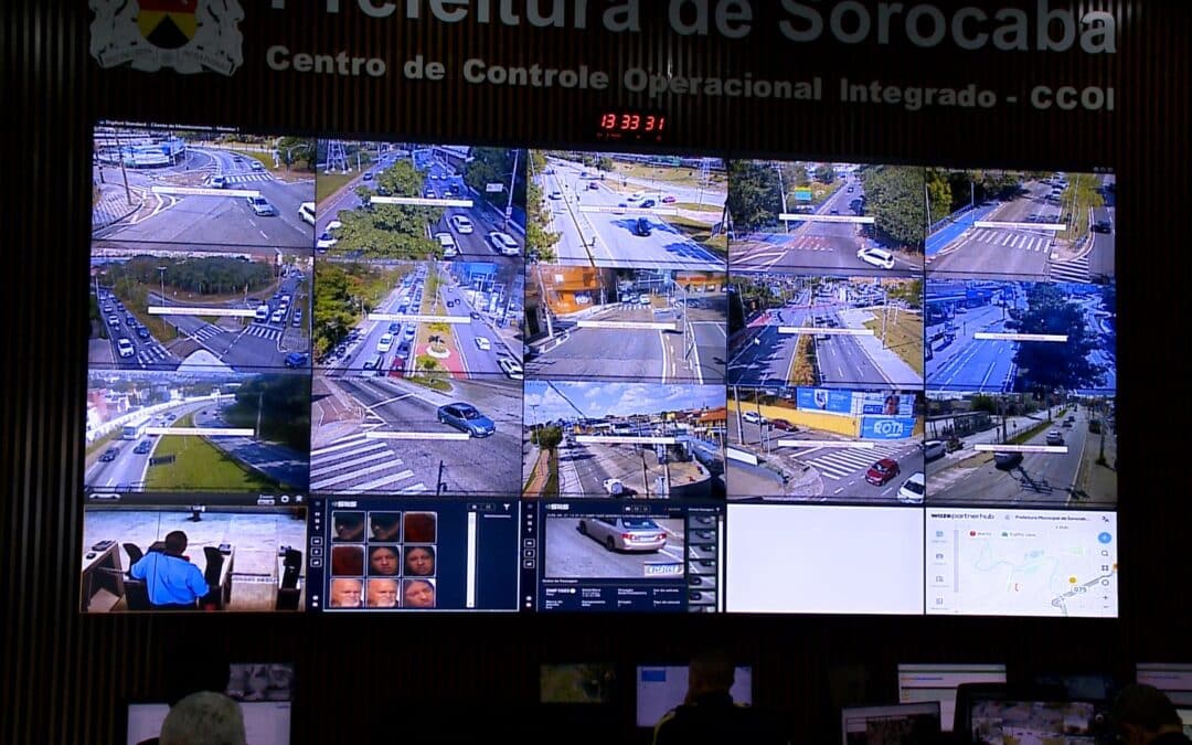 Sorocaba é primeira cidade do interior de SP a implantar câmeras com reconhecimento facial