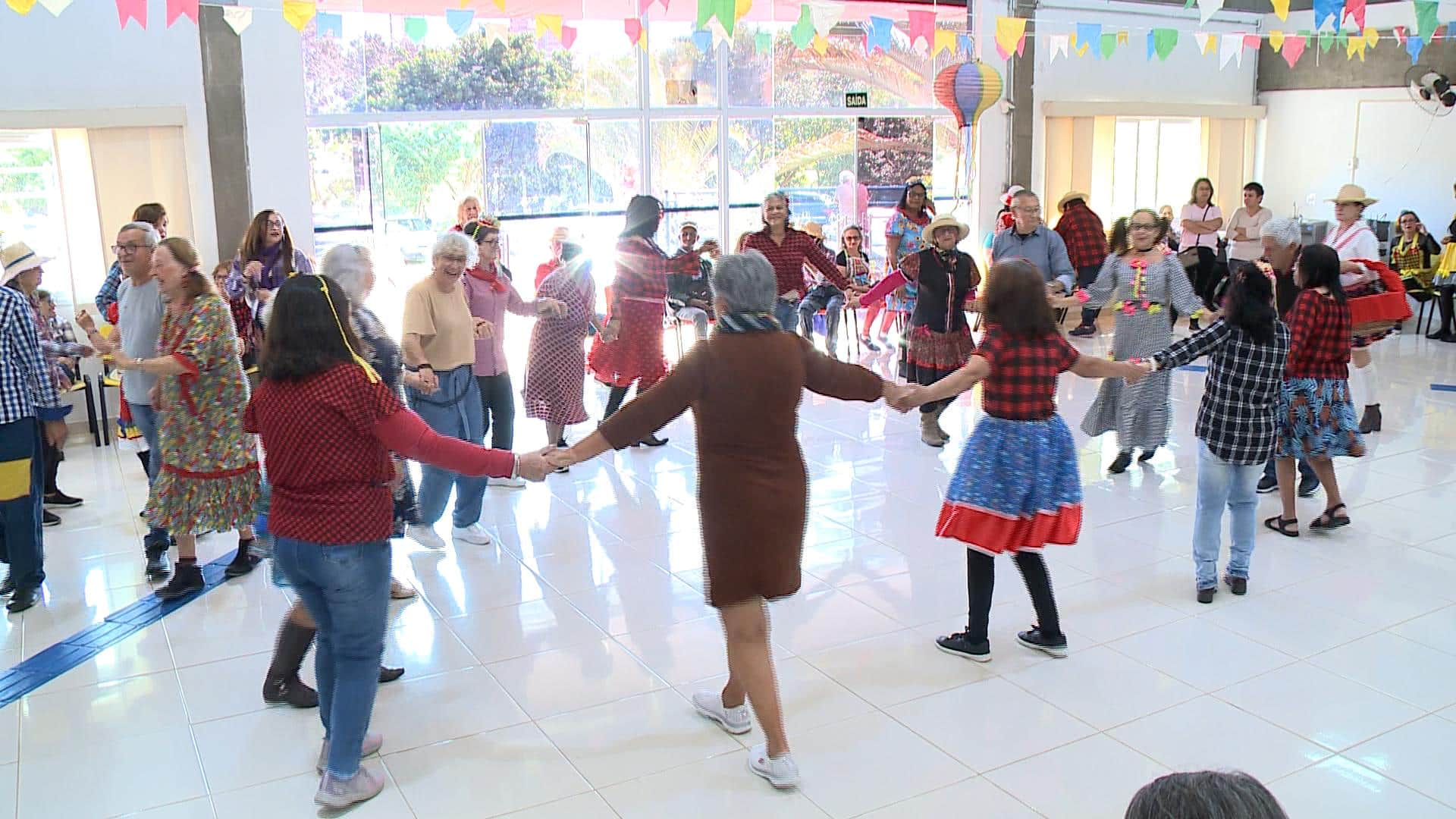 Festa junina Clube do Idoso