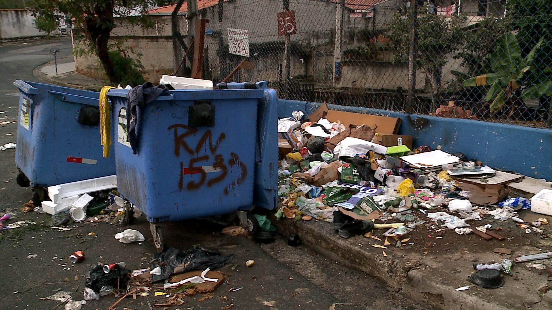 descarte irregular de lixo em Votorantim