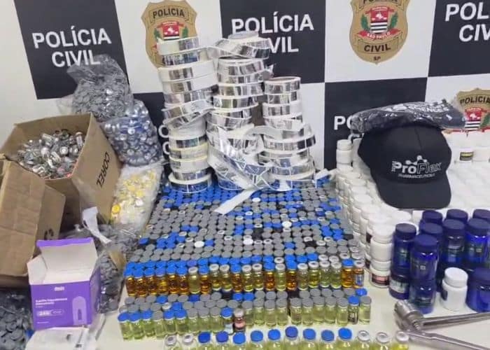 R$ 500 mil em anabolizantes são apreendidos em Várzea Paulista