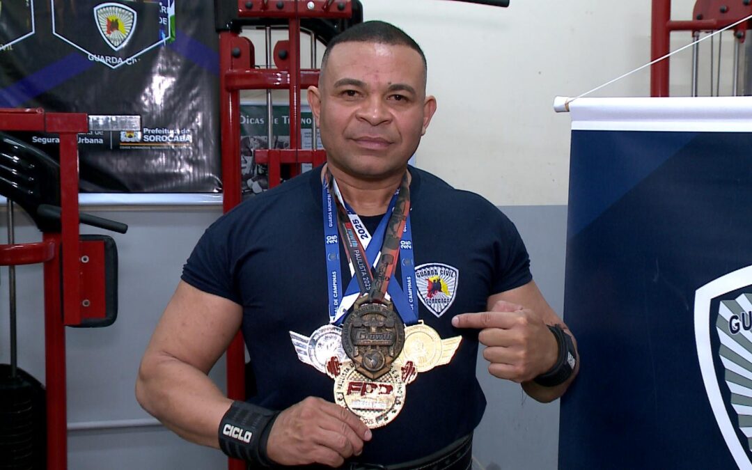 GCMs de Sorocaba se destacam no powerlifting e atletismo com conquistas estaduais