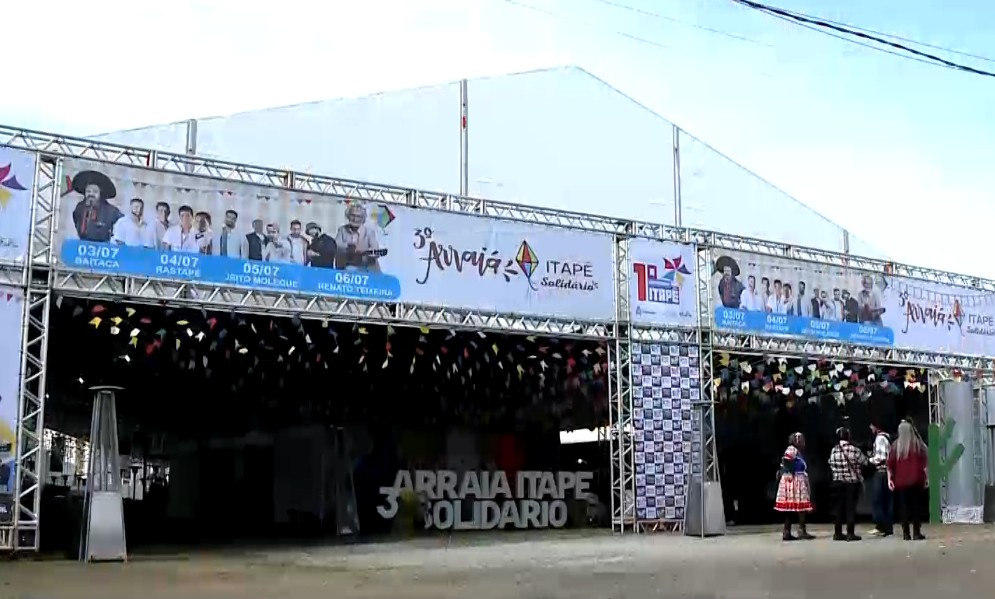 Fachada do Arrai&aacute; Solid&aacute;rio de Itapetininga.