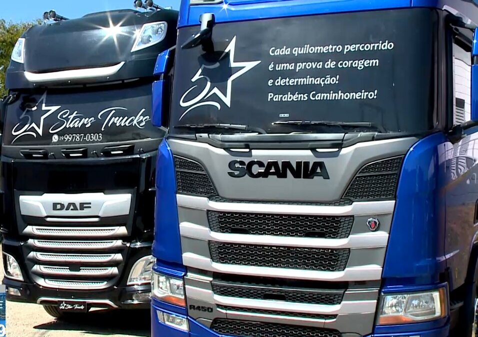 Caminhoneiros celebram profissão com evento em Salto de Pirapora