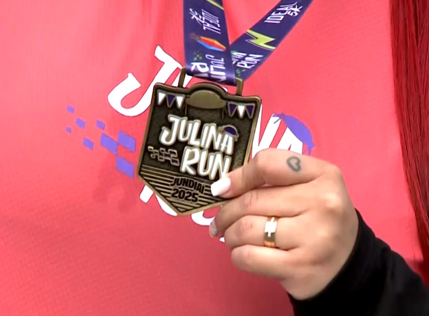Medalha da Julina Run.