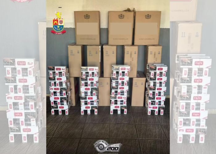 Cigarros apreendidos