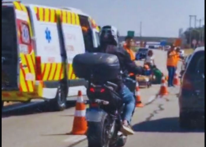 Imagem de uma ambul&acirc;ncia de resgate