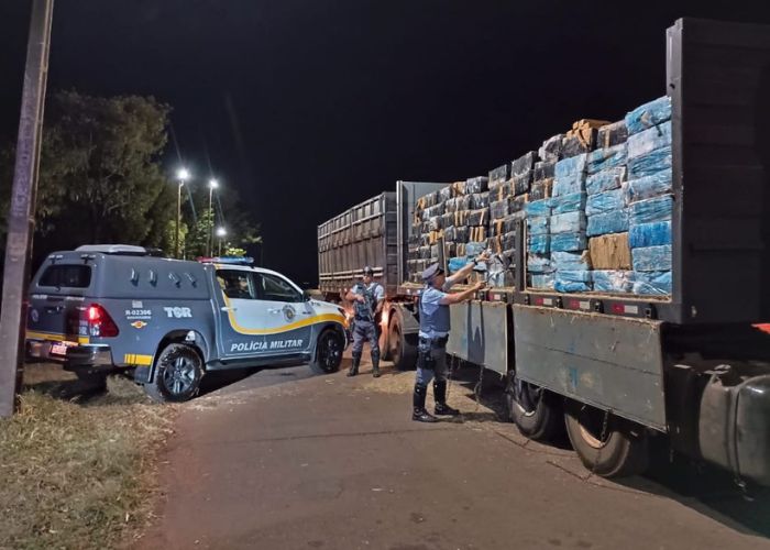 Forças de segurança de São Paulo apreendem 10 toneladas de drogas em uma semana