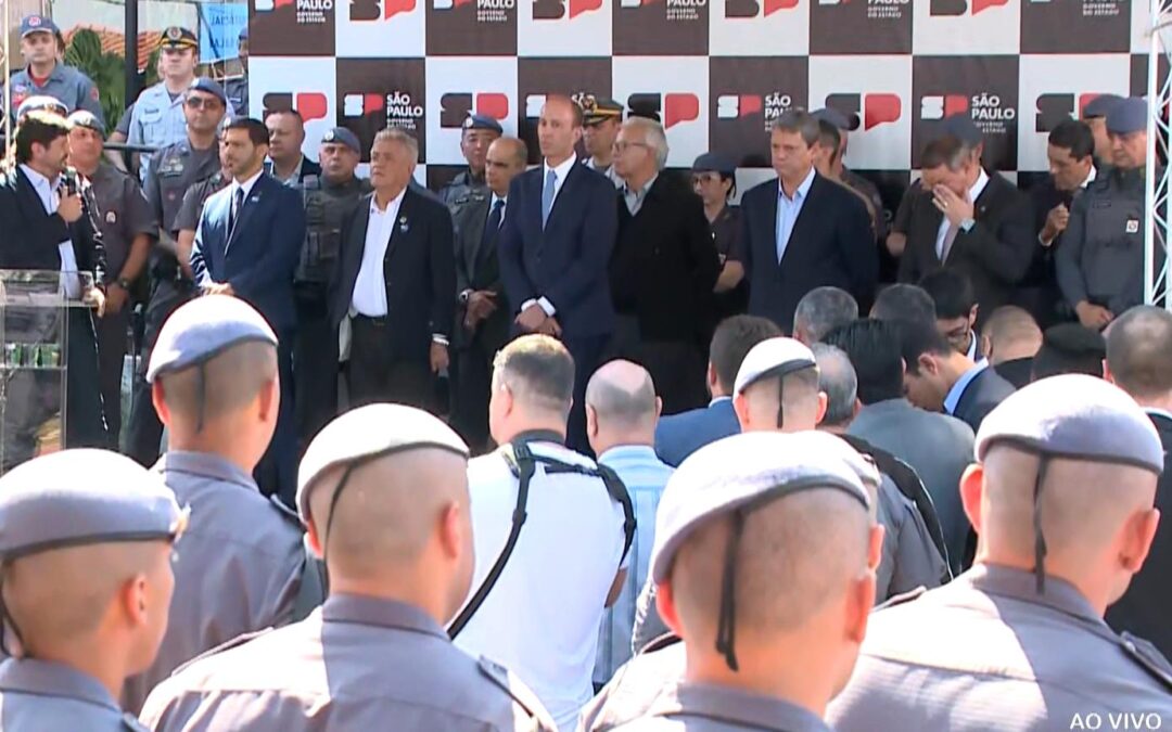 Tarcísio de Freitas inaugura novo Batalhão da PM em Sorocaba