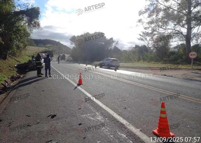 Acidente deixa quatro mortos em Itapeva na manhã de sábado (13)