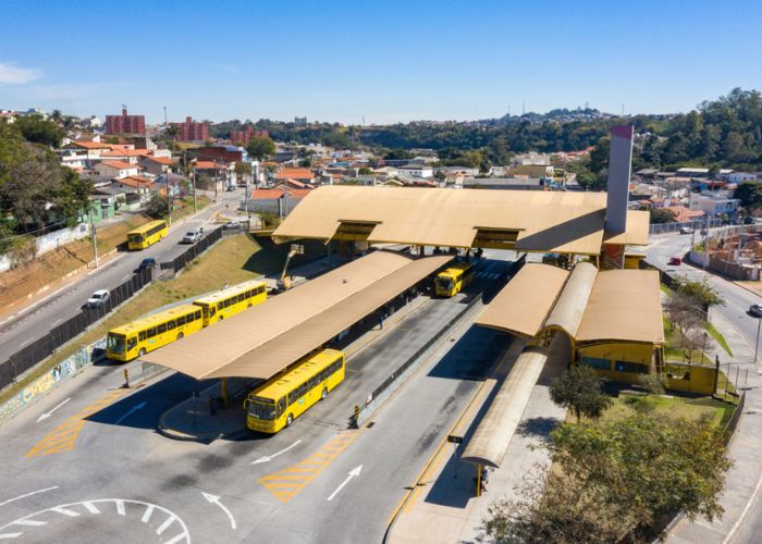 Terminal Col&ocirc;nia visto de cima
