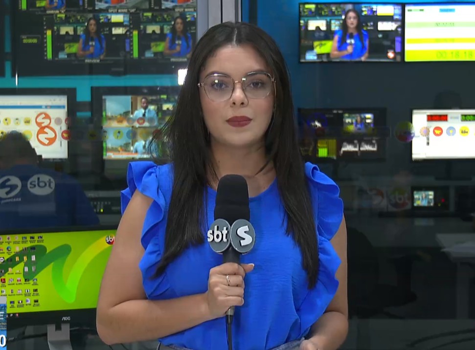 Rep&oacute;rter Fernanda Sena falando sobre o caso.