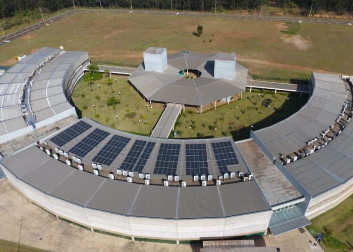 Parque Tecnol&oacute;gico de Sorocaba visto de cima