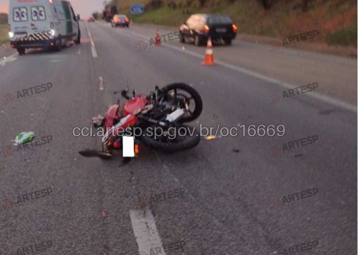 Motociclista morre em acidente na SP-280 em Porto Feliz