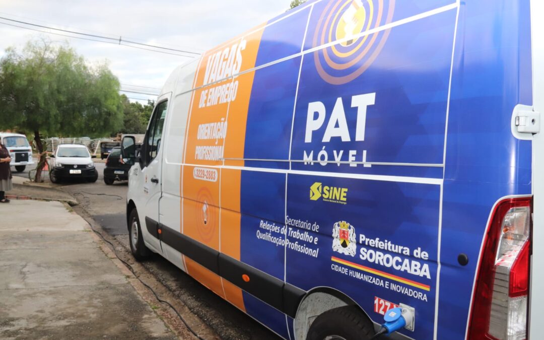 Sine Móvel atenderá em nove locais de Sorocaba entre os dias 3 e 7 de novembro