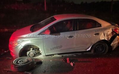 Dois homens morrem atropelados enquanto trocavam pneu na Rodovia Castello Branco, em Itu